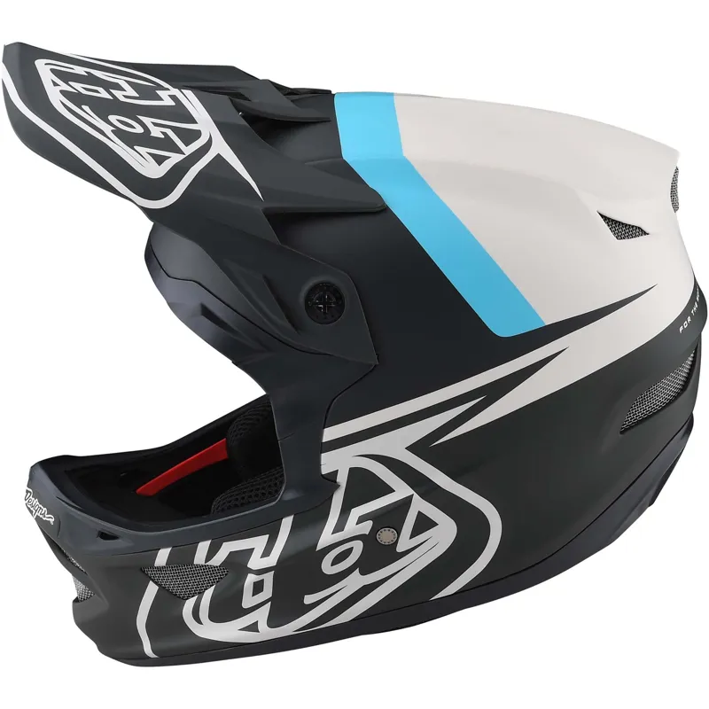 Troy Lee Designs D3 Fiberlite Full Face MTB Helmet Slant Green-1